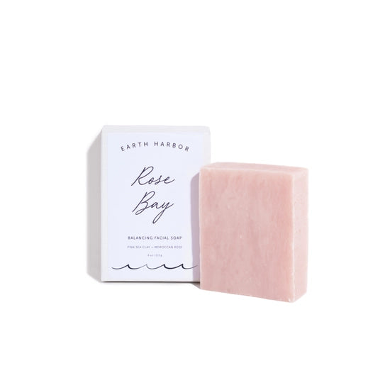 Pink Sea Clay + Rose Facial Soap Phoenix Shop LLC